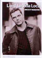 Livin La Vida Loca Ricky Martin Sheet Music Songbook