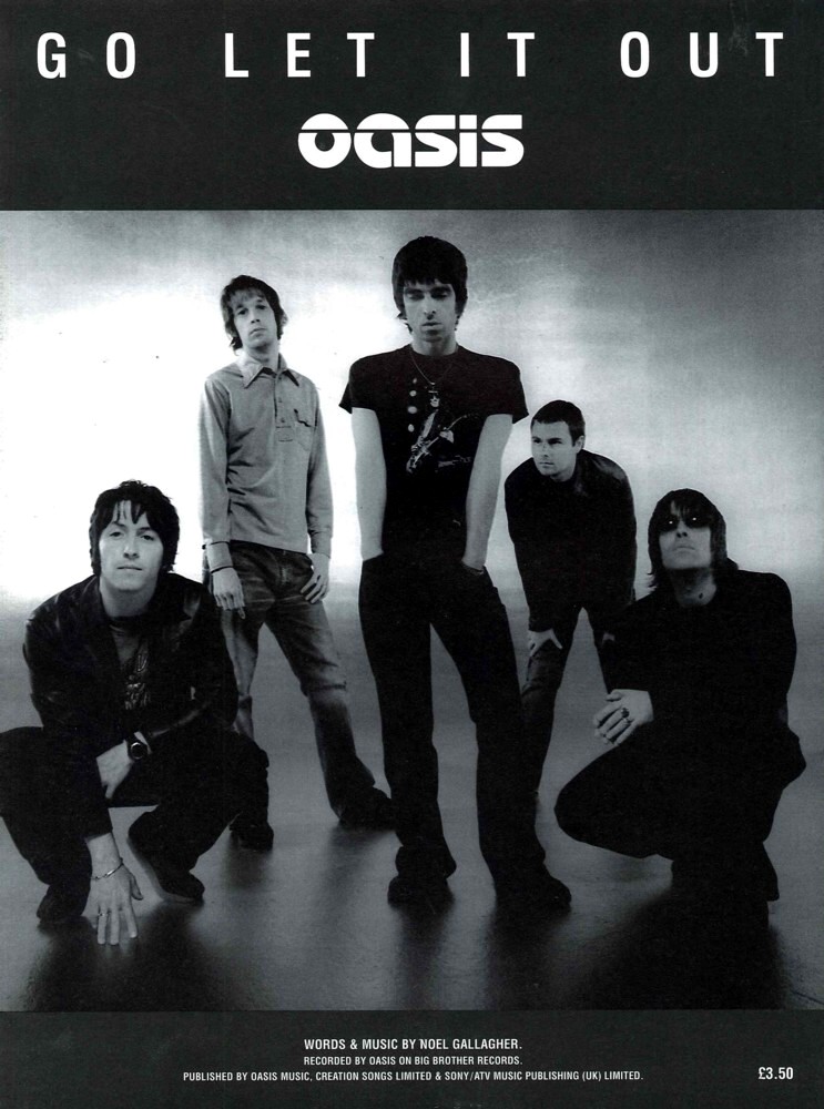 Go Let It Out Oasis Sheet Music Songbook