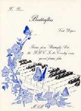 Butterflies Theme To Butterfly Post Sheet Music Songbook