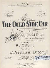 Ould Side Car In Eb Dix Vocal Duet Sheet Music Songbook
