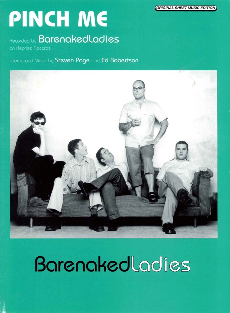 Pinch Me Barenaked Ladies Sheet Music Songbook