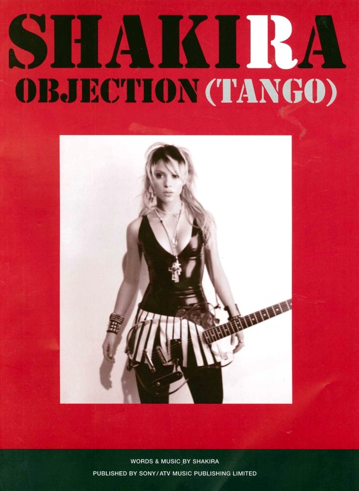 Objection (tango) Shakira Sheet Music Songbook