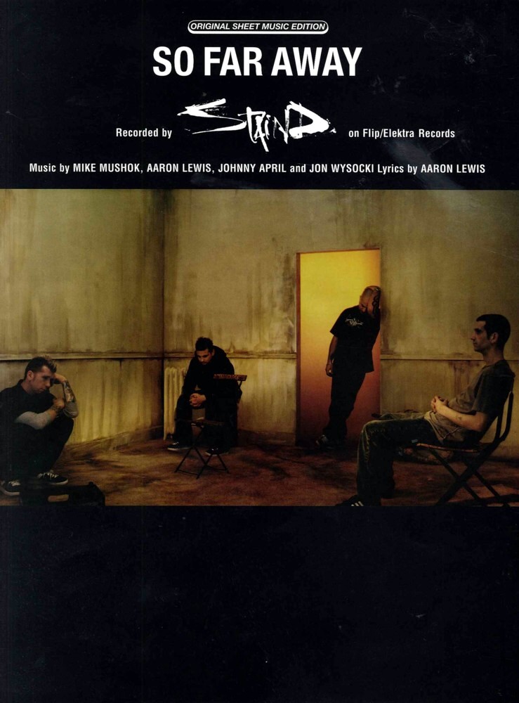 So Far Away Staind Sheet Music Songbook
