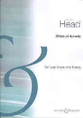 Ships Of Arcady Head Key Bb Low Voice & Piano Sheet Music Songbook