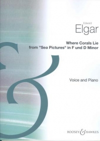 Where Corals Lie Elgar In F & Dmin High Sheet Music Songbook