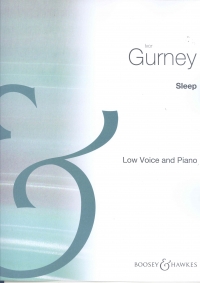 Sleep Gurney G Minor Low Voice & Piano Sheet Music Songbook