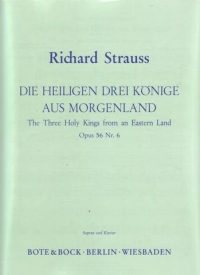 Heiligen Drei Konige Strauss R (ger/eng) Sop & Pf Sheet Music Songbook