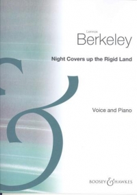 Night Covers Up The Rigid Land Berkeley Voice & Pf Sheet Music Songbook