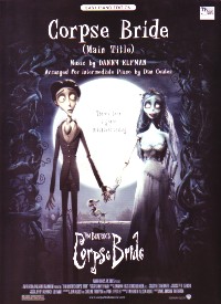 Corpse Bride Easy Piano Sheet Music Songbook