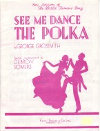 See Me Dance The Polka - Grossmith Sheet Music Songbook