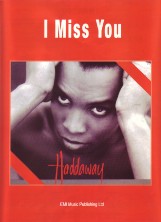 I Miss You - Haddaway Sheet Music Songbook
