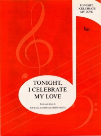 Tonight I Celebrate My Love - Pvg Sheet Music Songbook