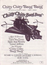 Chitty Chitty Bang Bang - Pvg Sheet Music Songbook