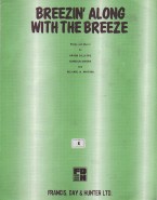 Breezin Along With The Breeze - Pvg Sheet Music Songbook