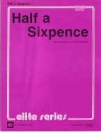 Half A Sixpence - Pvg Sheet Music Songbook