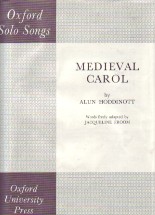 Medieval Carol - Hoddinott Sheet Music Songbook
