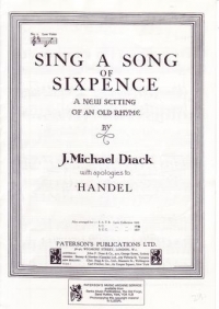 Sing A Song Of Sixpence Diack Low Voice Sheet Music Songbook