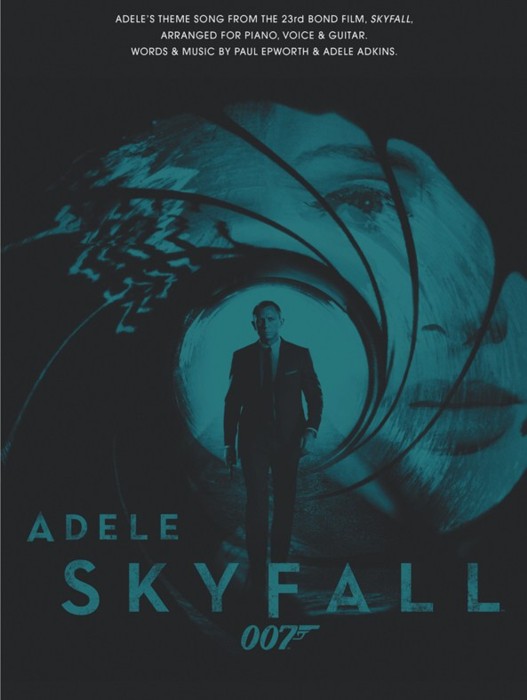 Skyfall Adele James Bond Theme Pvg Sheet Music Songbook
