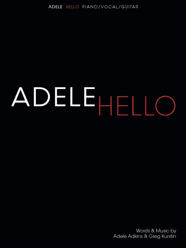 Hello Adele Pvg Sheet Music Songbook