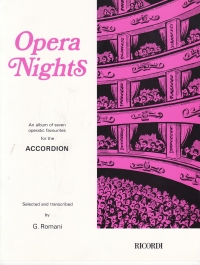 Opera Nights Romani Accordion Sheet Music Songbook