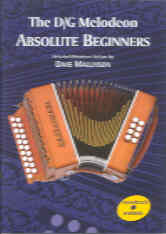 Melodeon D/g Absolute Beginners Mallinson Sheet Music Songbook