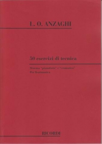 Anzaghi 50 Technical Exercises Accordion Sheet Music Songbook