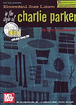 Charlie Parker Essential Jazz Lines Bb Book & Cd Sheet Music Songbook