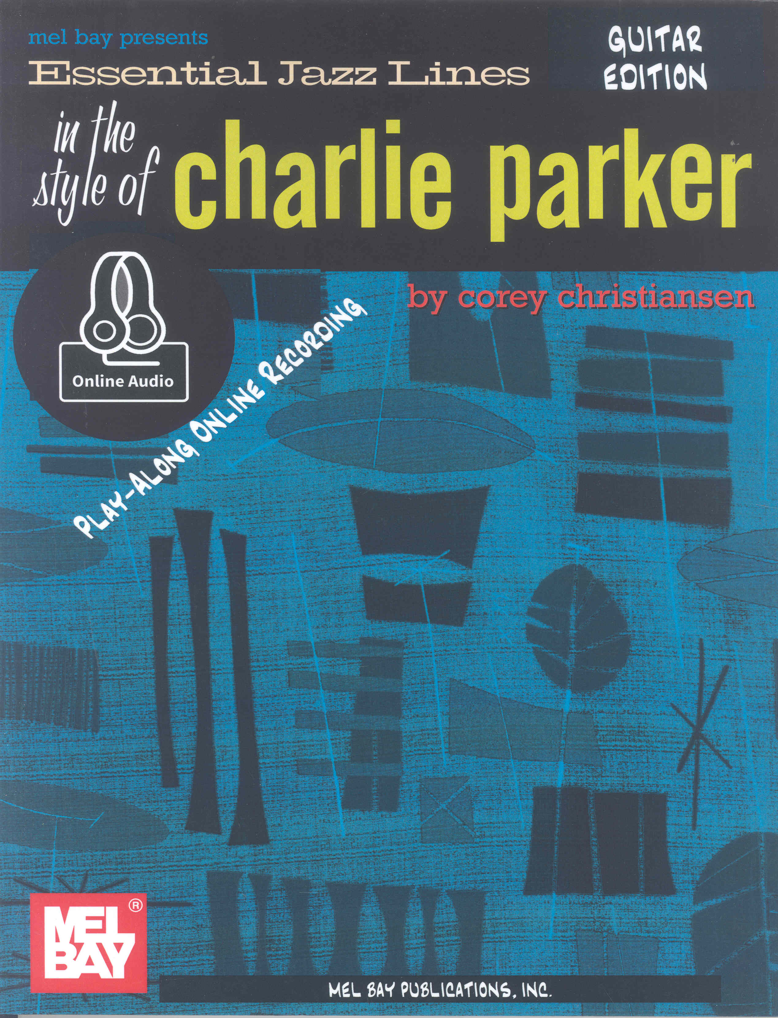 Charlie Parker Jazz Lines Guitar Book + Online Sheet Music Songbook
