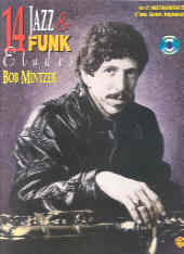 14 Jazz & Funk Etudes C Mintzer Book & Cd Sheet Music Songbook