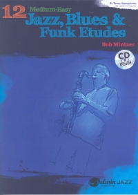 12 Medium Easy Jazz Blues & Funk Etudes Bb Inst Sheet Music Songbook