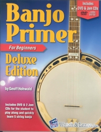 Banjo Primer Deluxe Edition Hohwald Book/cd/dvd Sheet Music Songbook