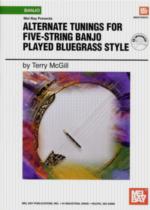 Alternate Tunings For 5 String Banjo Bluegrass +cd Sheet Music Songbook