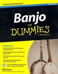 Banjo For Dummies Bill Evans 2nd Edition Sheet Music Songbook