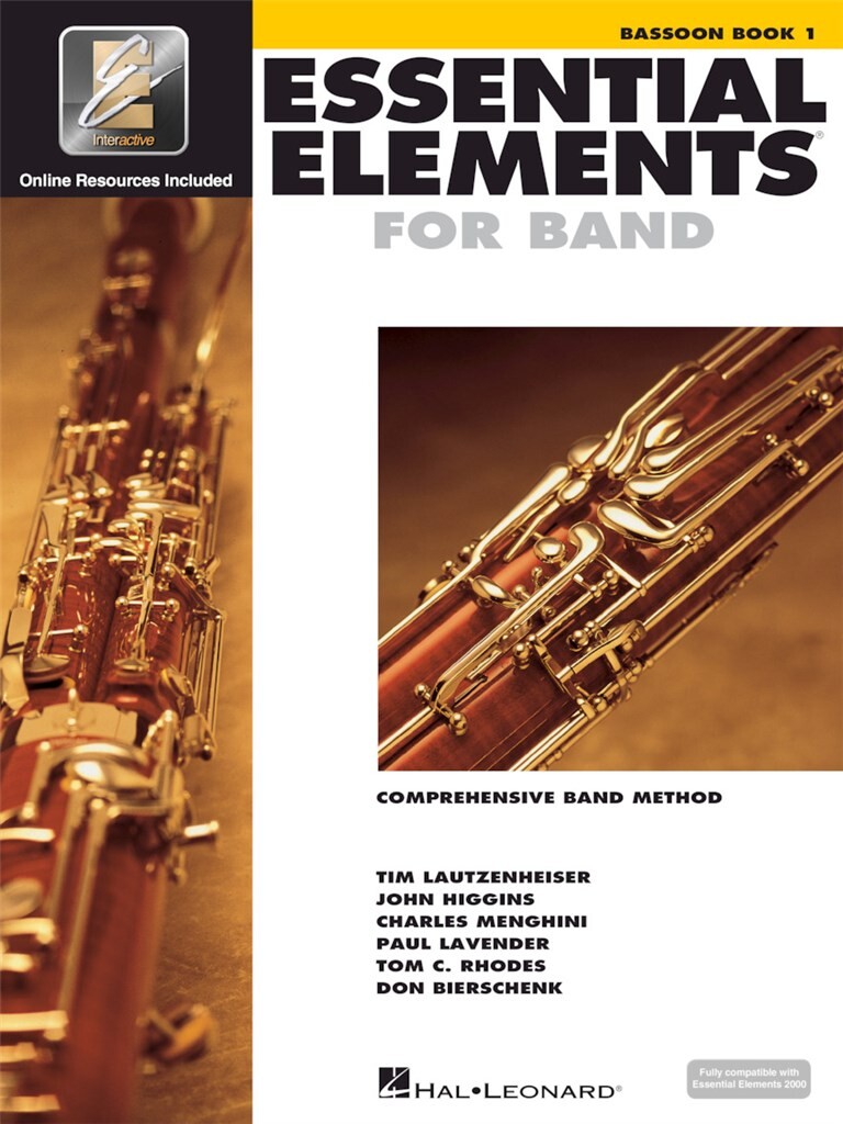 Essential Elements 2000 Book 1 Bassoon Book & Audi Sheet Music Songbook