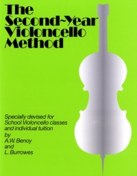 Second Year Cello Method Benoy/burrows Sheet Music Songbook