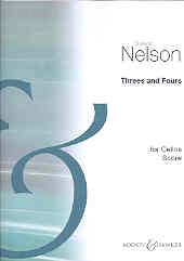Nelson Threes & Fours Cello Sheet Music Songbook