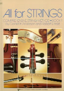All For Strings Book 1 Cello Anderson/frost Sheet Music Songbook