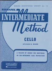 Rubank Intermediate Method Cello Ward Sheet Music Songbook