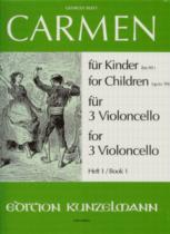 Bizet Carmen For Children Vol 1 3 Cellos Sheet Music Songbook