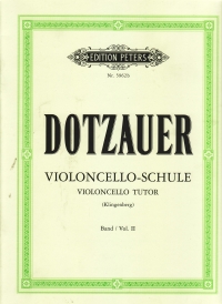 Dotzauer Cello Tutor Vol 2 Klingenberg Sheet Music Songbook