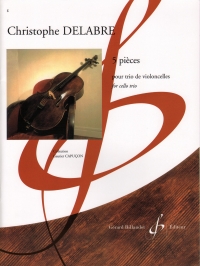 Delabre 5 Pieces Cello Trio Sheet Music Songbook