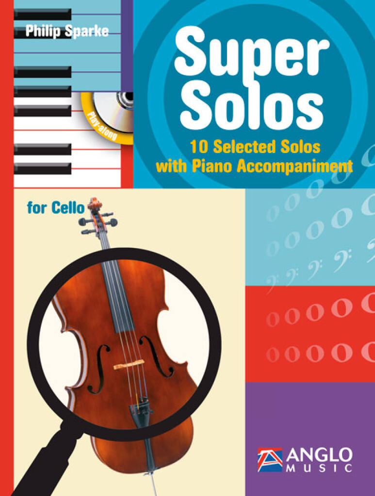 Super Solos Cello Sparke Book & Cd Sheet Music Songbook