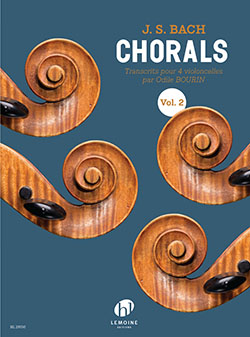 Bach Chorals Vol 2 Bourin 4 Cellos Sheet Music Songbook