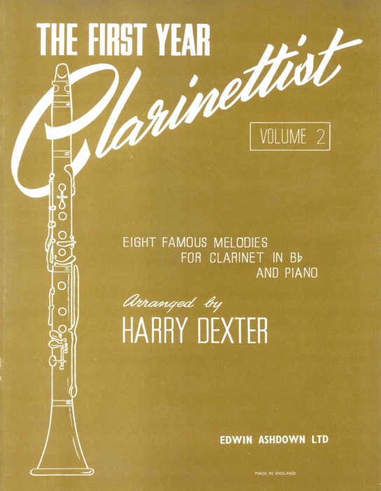 First Year Clarinettist Vol 2 Dexter Sheet Music Songbook