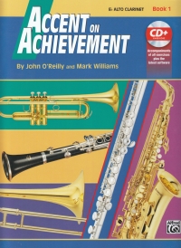 Accent On Achievement 1 Eb Alto Clarinet Cd Sheet Music Songbook