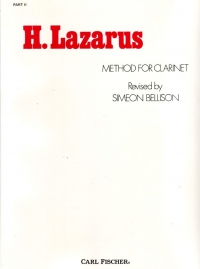 Lazarus Clarinet Method Part 2 Bellison Sheet Music Songbook