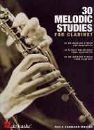 30 Melodic Studies Clarinet Crasborn-mooren Sheet Music Songbook