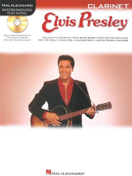 Elvis Presley Instrumental Play-along Clarinet +cd Sheet Music Songbook