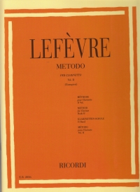 Lefevre Metodo Per Clarinetto Vol 2 Sheet Music Songbook