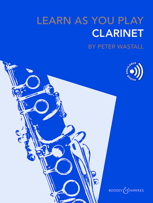 Learn As You Play Clarinet Wastall + Audio Sheet Music Songbook